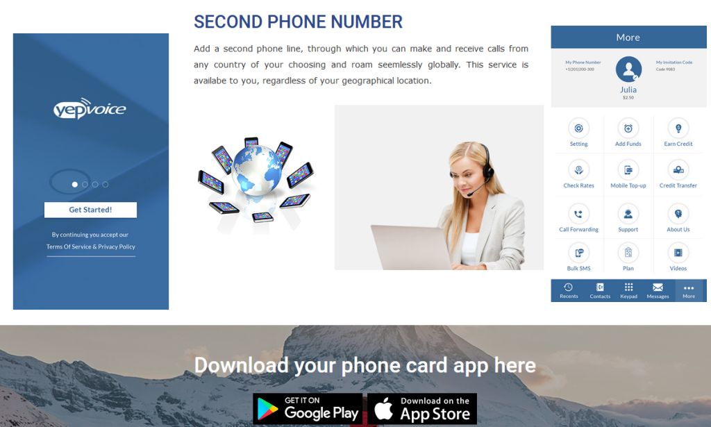 Yepvoice International Calling App